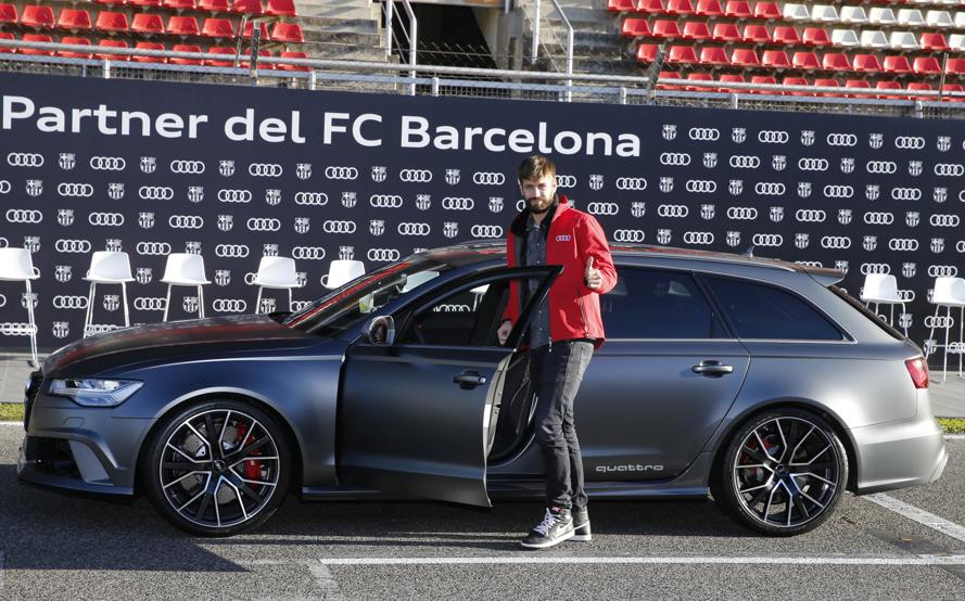 audi r6 gerard pique